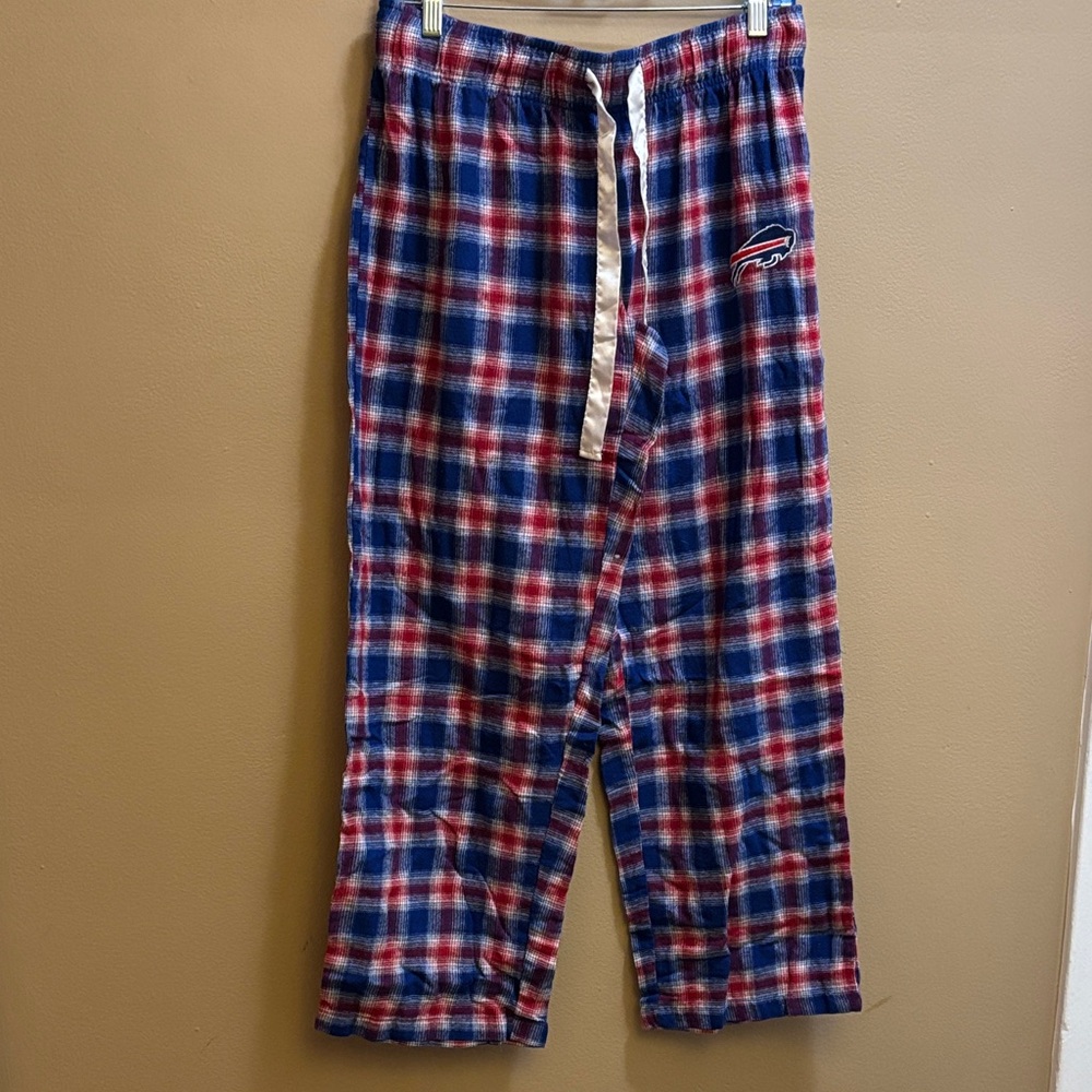 NFL Red and Blue Plaid Pajama Pants